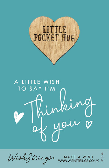 To Say I'm Thinking Of You Little Pocket Hug Wish Token