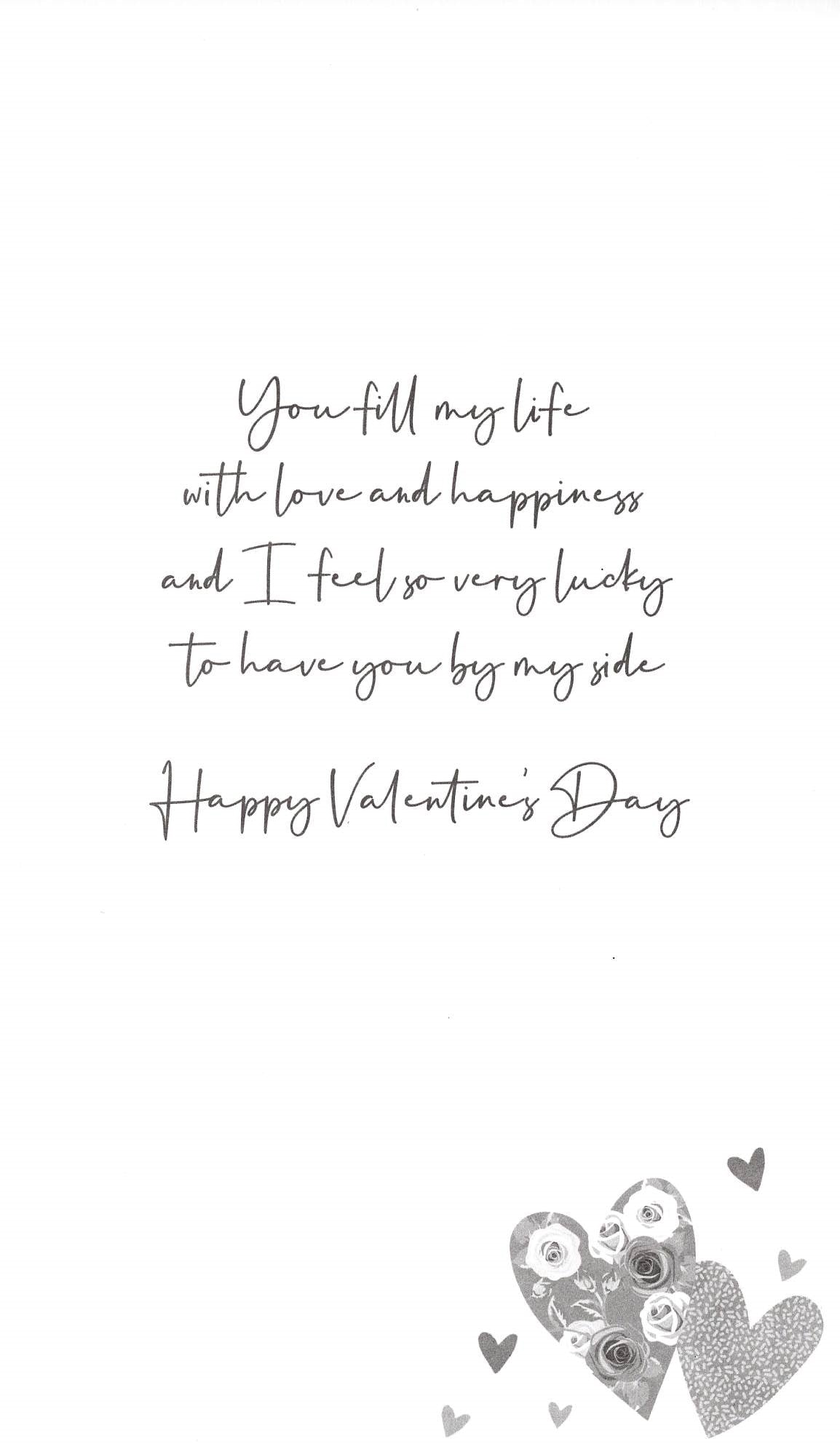 Beautiful Wife Bloomin' Love Fest! Valentines Day Hand-Finished Greeting Card