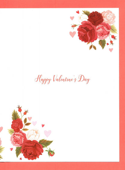 Beautiful Wife Golden Heartthrob Valentines Day Boxed Luxury Greeting Card