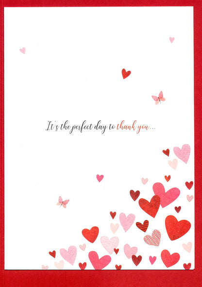 Gorgeous Valentine Love In Bloom Valentines Day Hand-Finished Greeting Card