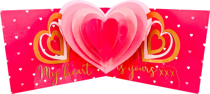 Happy Valentine's Day Big Love Energy Valentines Day Pop Up Greeting Card