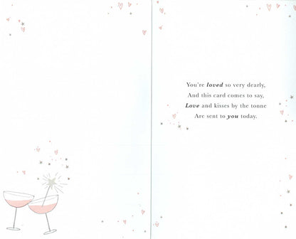 On Our Anniversary Embellished Anniversary Greeting Card