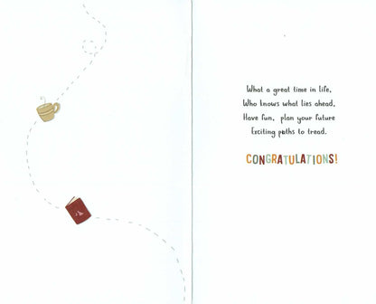 You've Retired! Relax Embellished Retirement Greeting Card