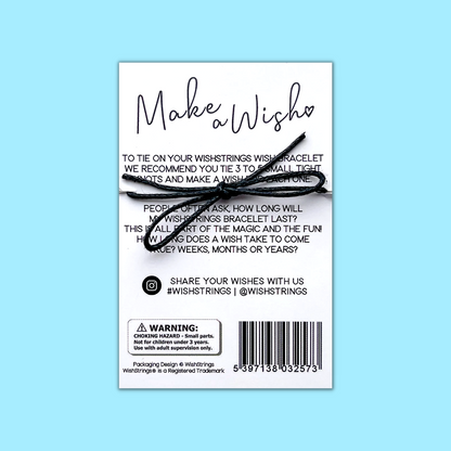 You've Graduated Congratulations Wish String Bracelet With Lucky Charm