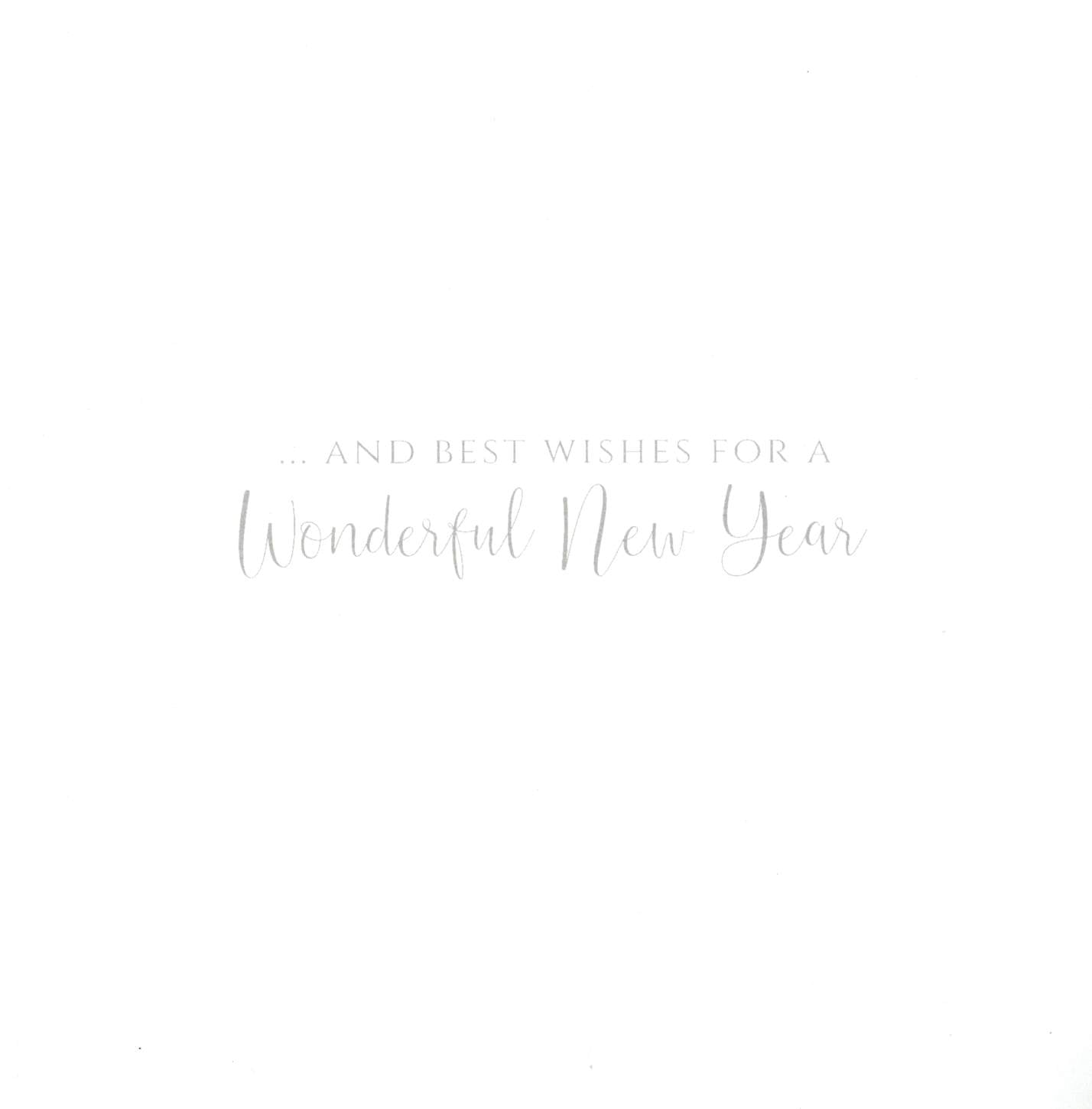 Box of 6 Festive Wreath & Bow Luxury Hand-Finished Christmas Cards