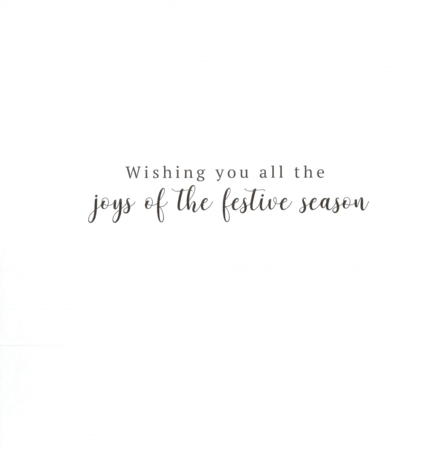 Box of 6 Traditional Robin Luxury Hand-Finished Christmas Cards