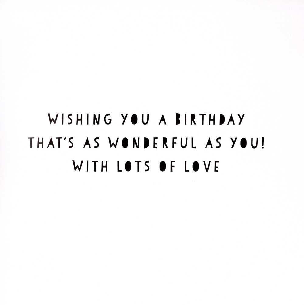 Daughter Embellished Pink Llama Birthday Greeting Card