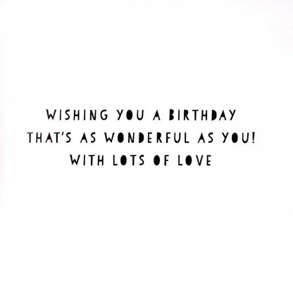 Daughter Embellished Pink Llama Birthday Greeting Card