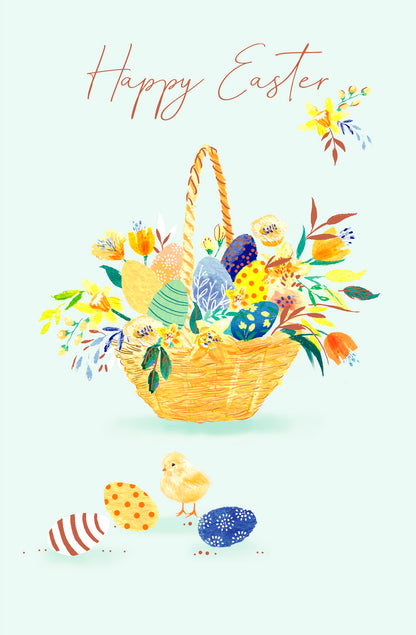 Happy Easter Egg-citing Surprises Easter Card Contemporary Greeting Card