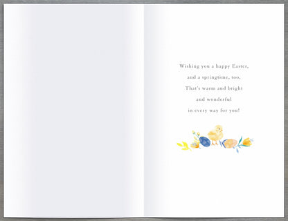 Happy Easter Egg-citing Surprises Easter Card Contemporary Greeting Card