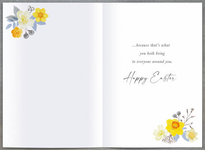 RHS For Both Of You Daffodil Delight Easter Card Artistic Greeting Card