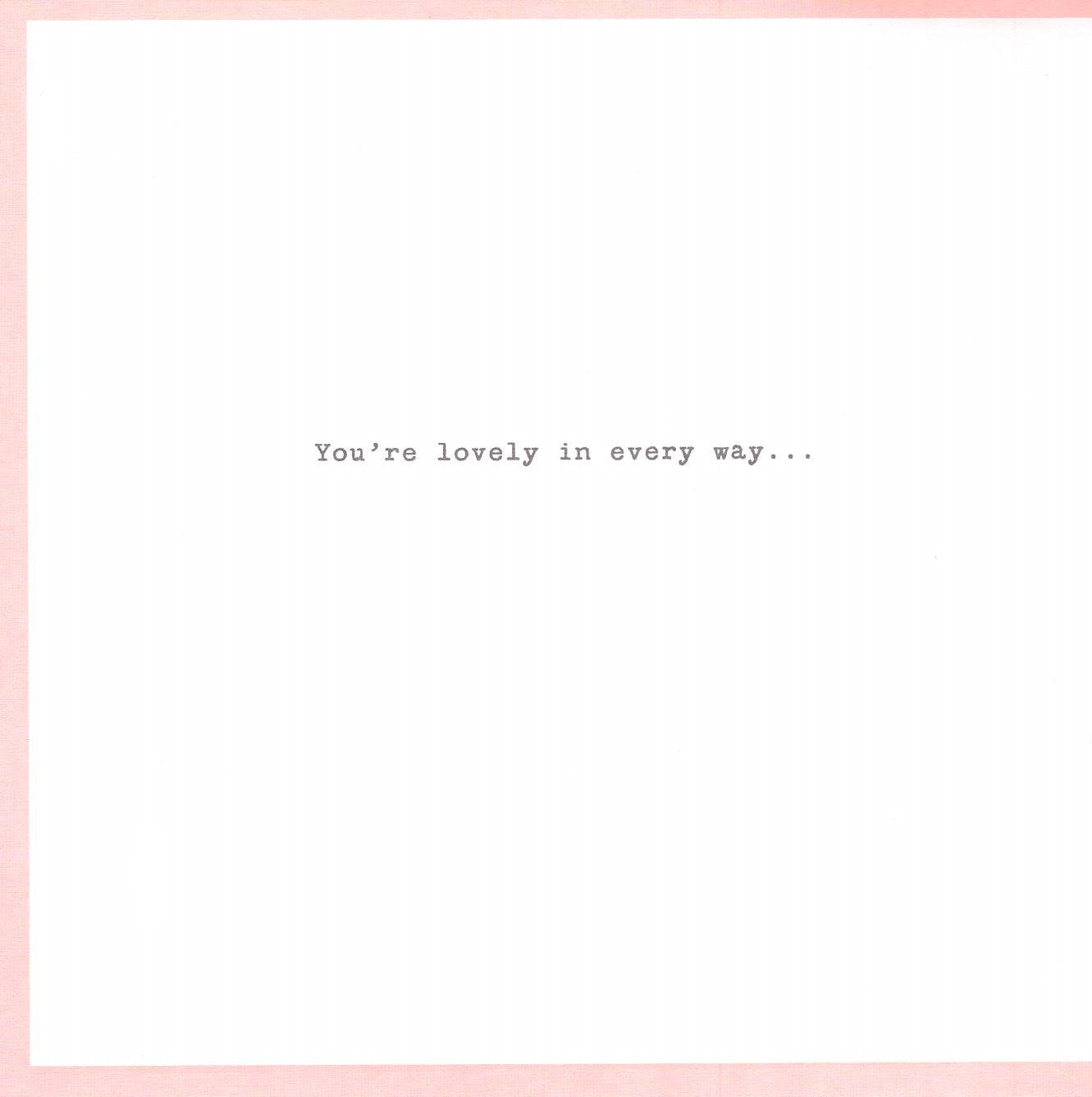 Amazing Girlfriend Puppy Love Blooms Valentine's Day Hand-Finished Greeting Card