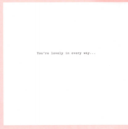 Amazing Girlfriend Puppy Love Blooms Valentine's Day Hand-Finished Greeting Card