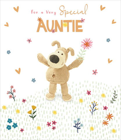 Boofle Special Auntie Boofle's Bloom Cute Mother's Day Greeting Card
