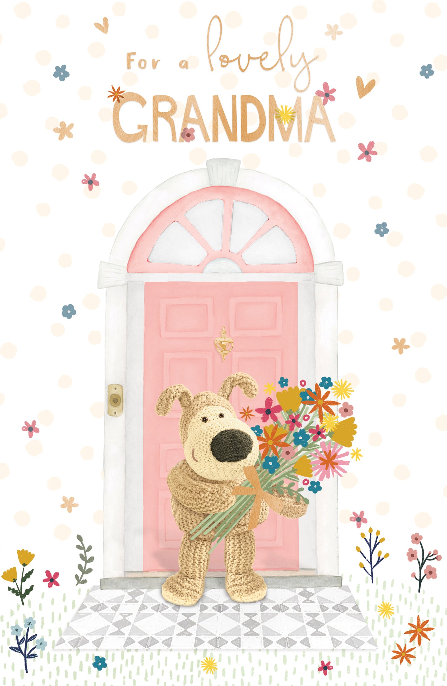 Boofle Lovely Grandma Grandma's Best Bud Cute Mother's Day Greeting Card