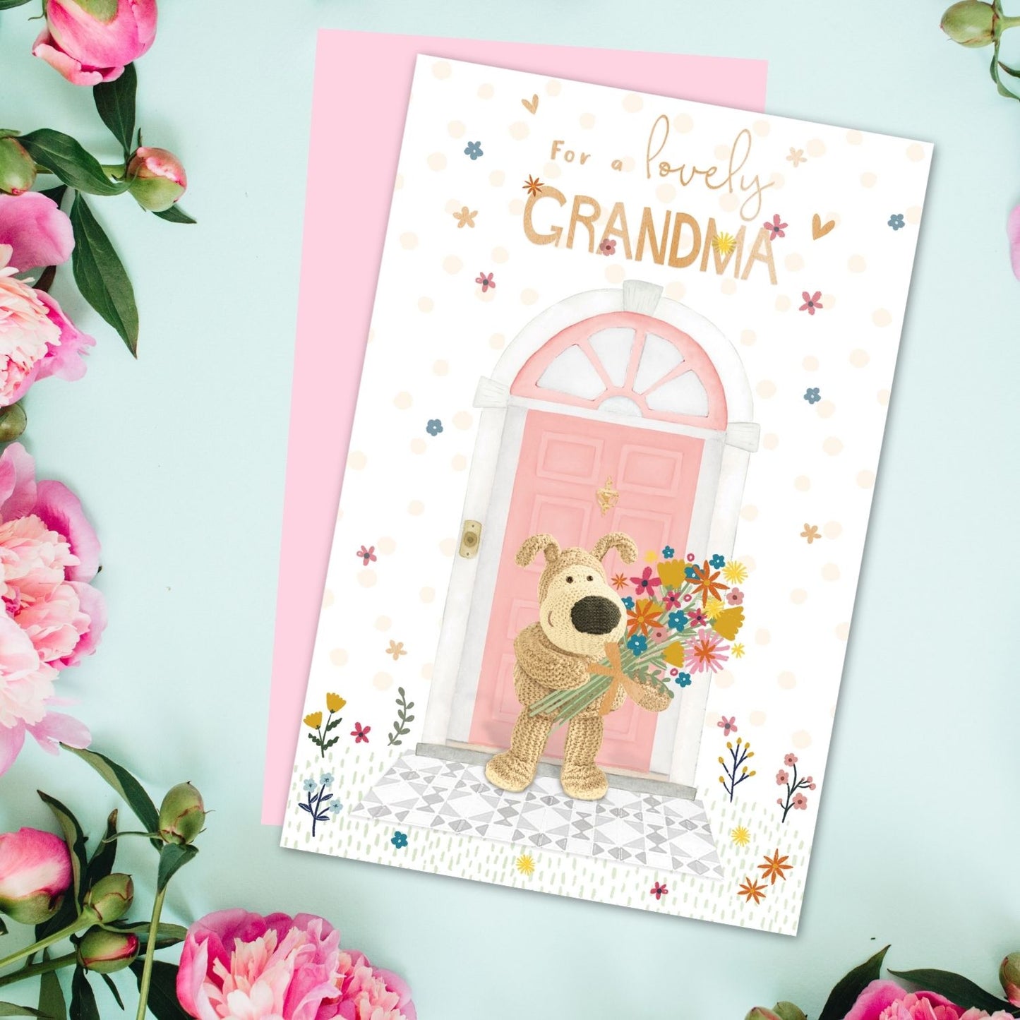 Boofle Lovely Grandma Grandma's Best Bud Cute Mother's Day Greeting Card