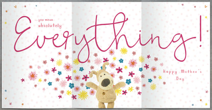 Boofle Wonderful Mum Mum's The Word Cute Mother's Day Greeting Card