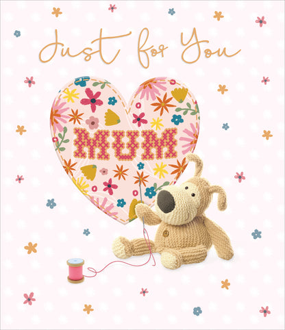Boofle Just For You Mum Love For Mum Cute Mother's Day Greeting Card