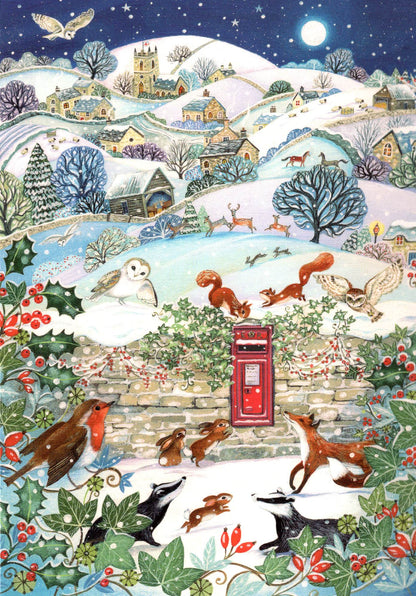 RSPB Box of 20 Birds & Wildlife Assorted Charity Christmas Cards