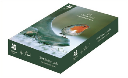 National Trust Birds & Wildlife Box Of 20 Charity Christmas Cards