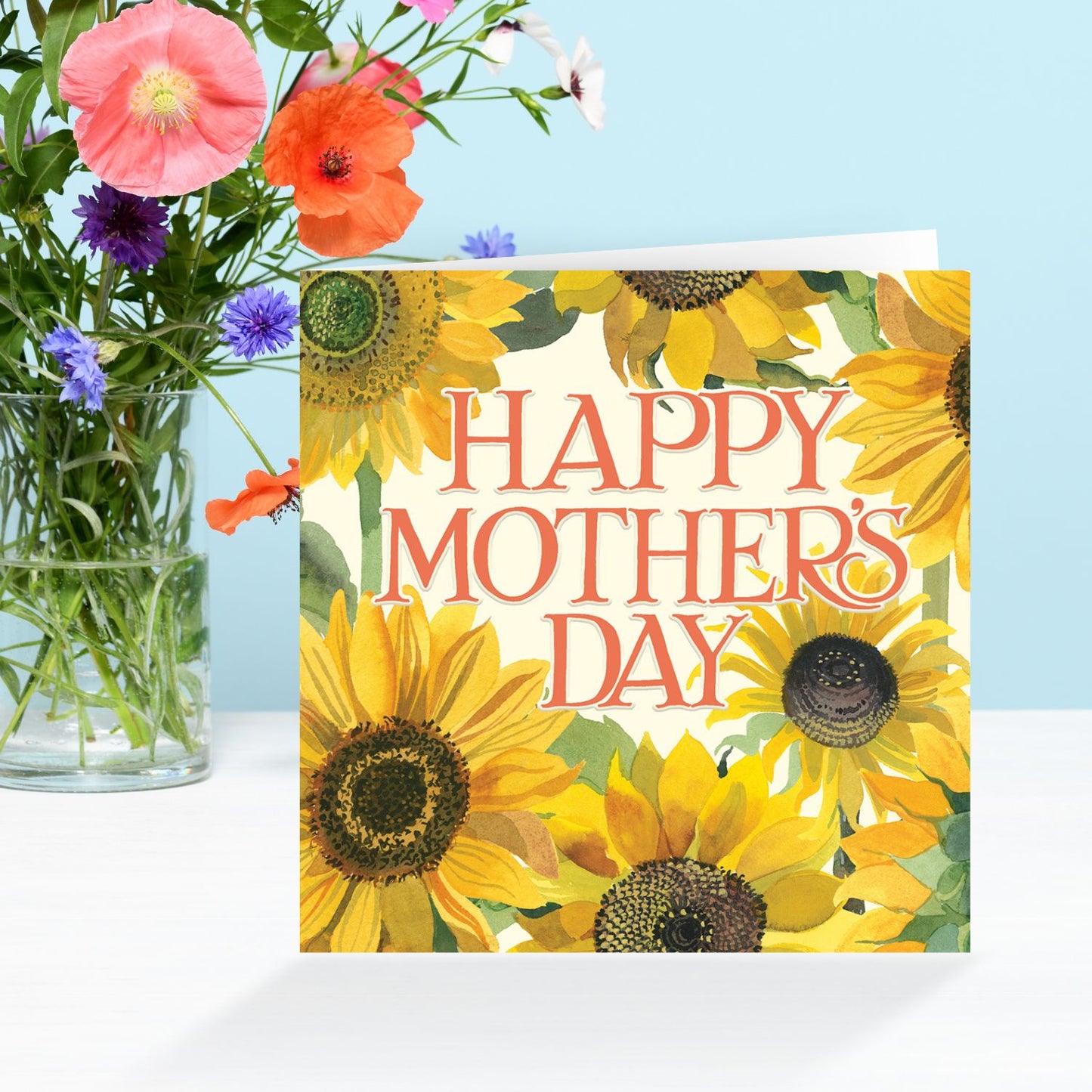 Emma Bridgewater Happy Mother's Day Sunflower Sunshine Artistic Greeting Card