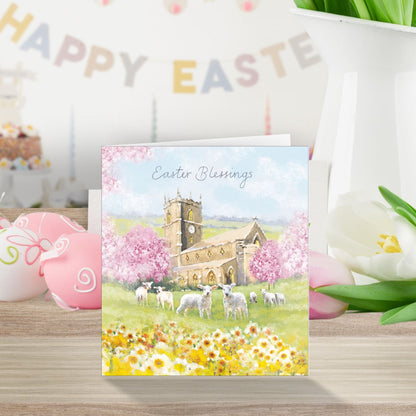 Pack Of 5 Easter Blessings Heavenly Blooms Traditional Pack Of Greeting Cards