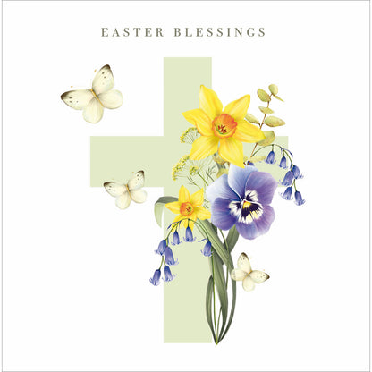 Easter Blooming With Blessings Traditional Easter Greeting Card