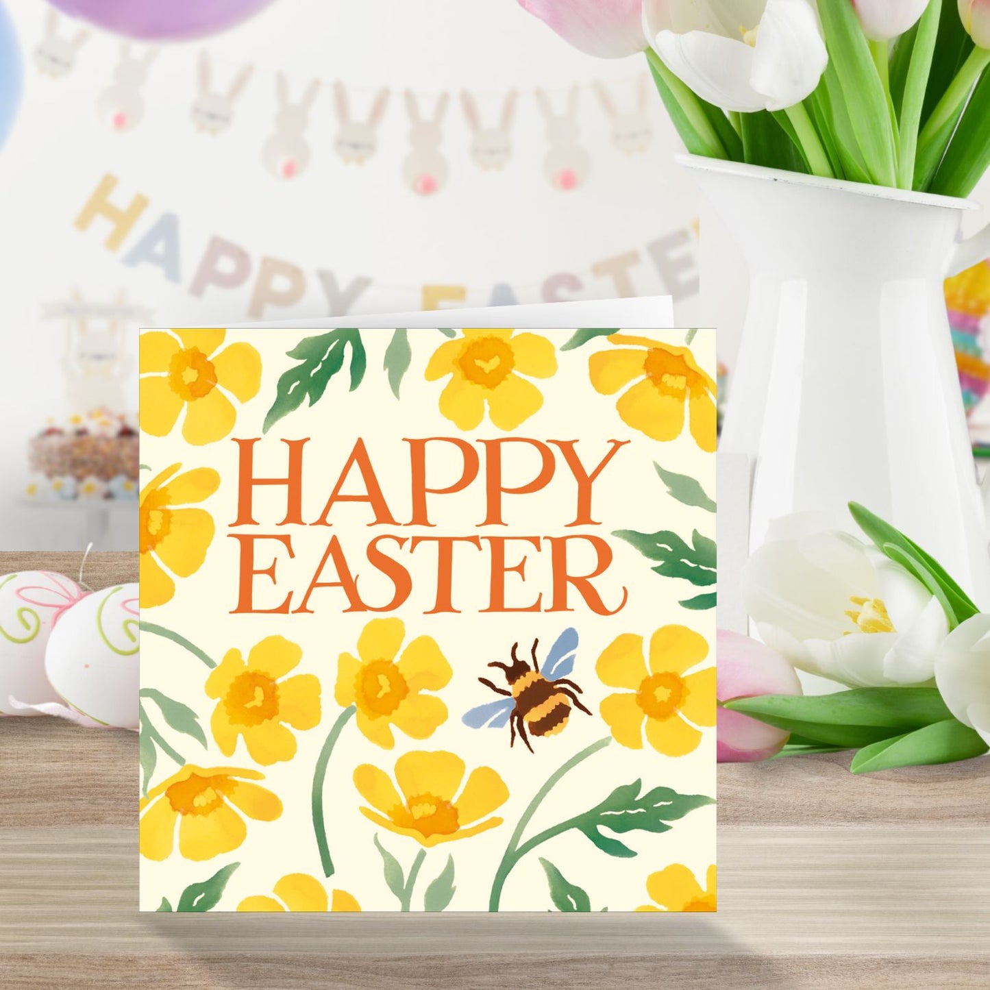 Emma Bridgewater Happy Easter Buzzin' With Beauty Artistic Greeting Card
