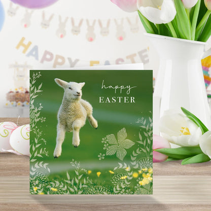 Happy Easter Spring Has Sprung Cute Easter Greeting Card