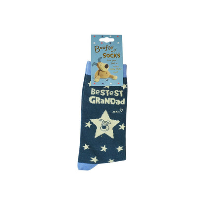 Boofle Bestest Grandad Starstruck Boofle Socks Gift Idea
