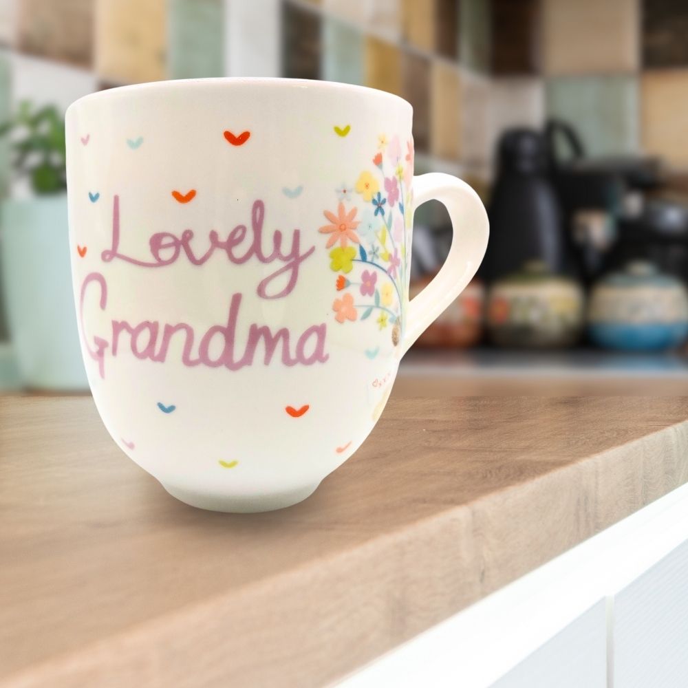 Boofle Lovely Grandma Blooming Lovely Bouquet Mug Gift Idea