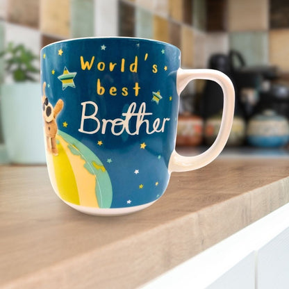 Boofle Best Brother Pawsitively Peak Performance! Mug Gift Idea