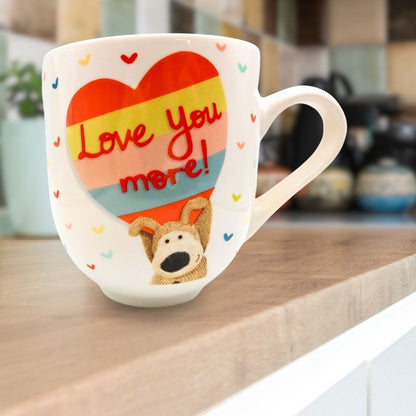 Boofle Love You More Love In Technicolor Mug Gift Idea