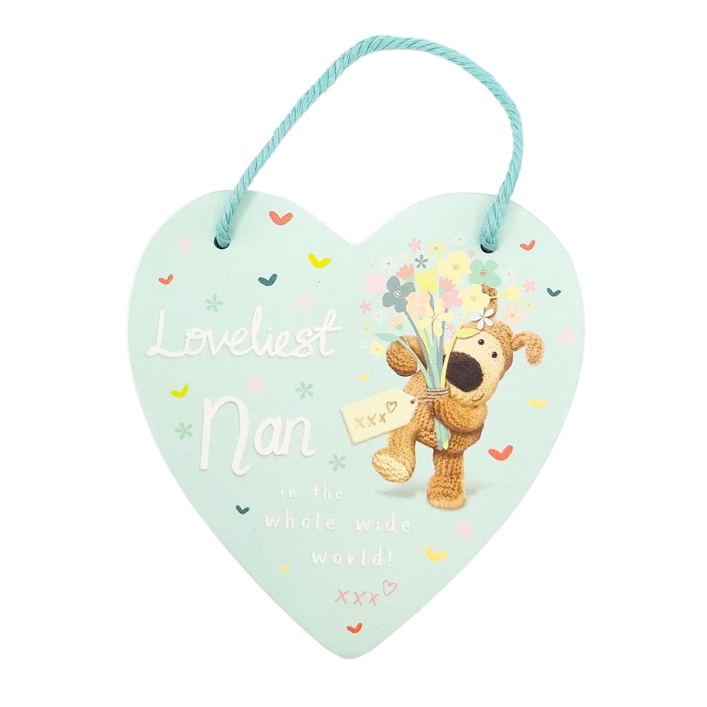 Boofle Loveliest Nan Bloomin' Lovely Bunch! Plaque Gift Idea