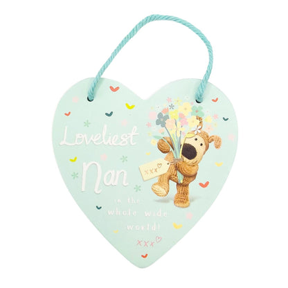 Boofle Loveliest Nan Bloomin' Lovely Bunch! Plaque Gift Idea