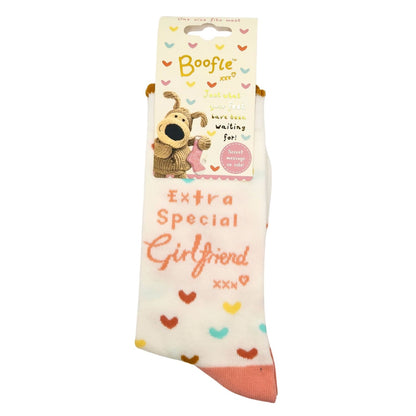 Boofle Special Girlfriend Love In Technicolor Socks Gift Idea