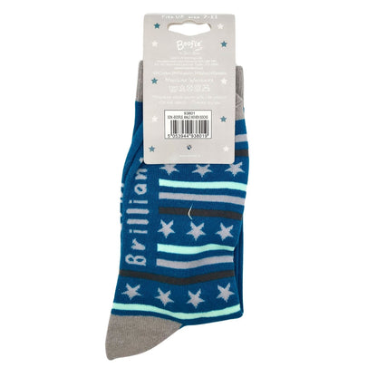 Boofle Brilliant Son Starry-Stylish Perfection Socks Gift Idea