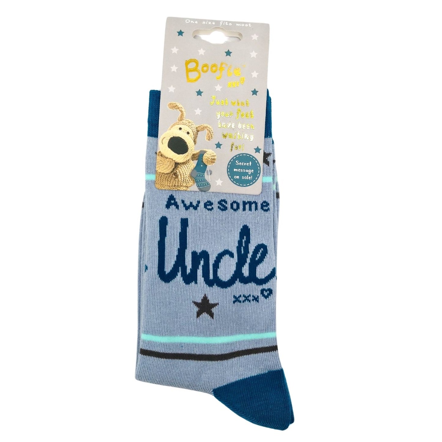Boofle Awesome Uncle Starstruck Pup-Arazzi Socks Gift Idea