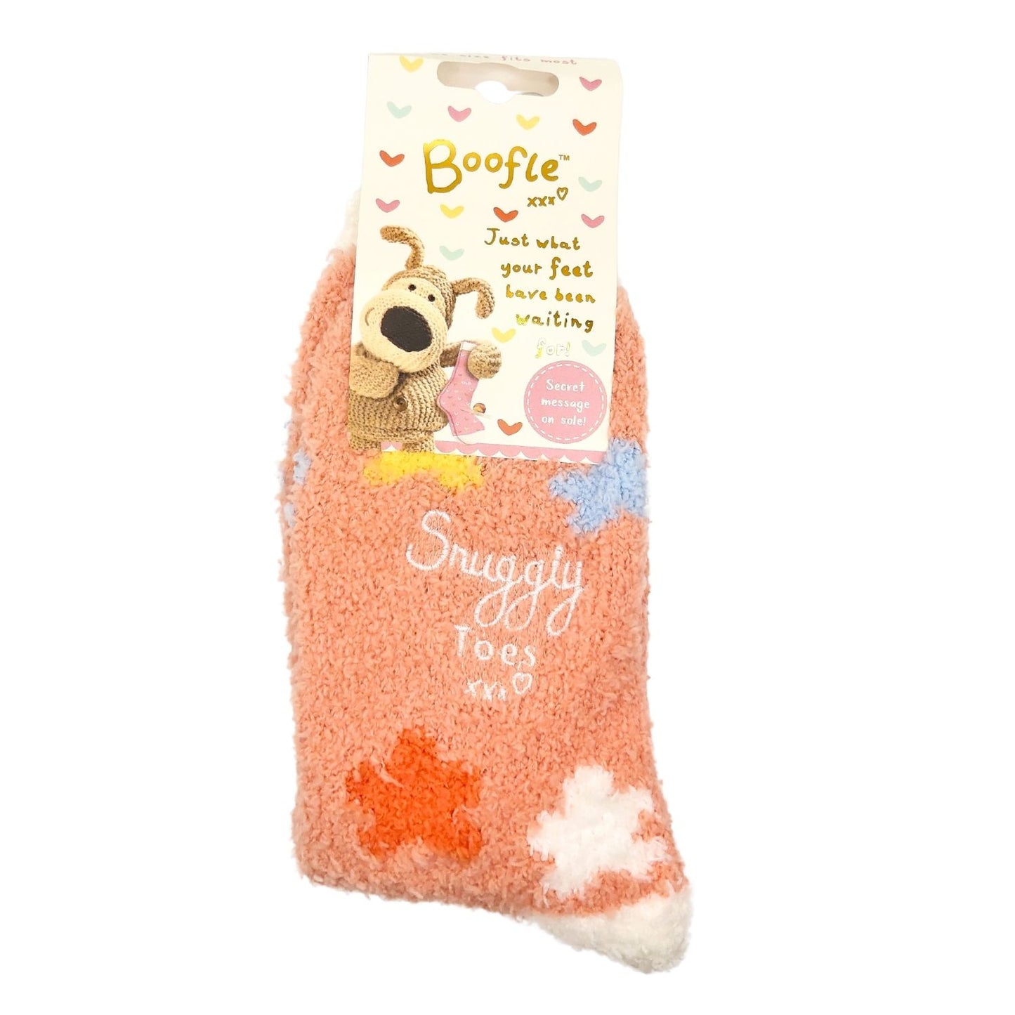 Boofle Snuggly Toes Flower Power Feet! Socks Gift Idea