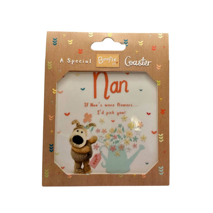 Boofle If Nan's Were Flowers Boofle Blooms Love Coaster Gift Idea