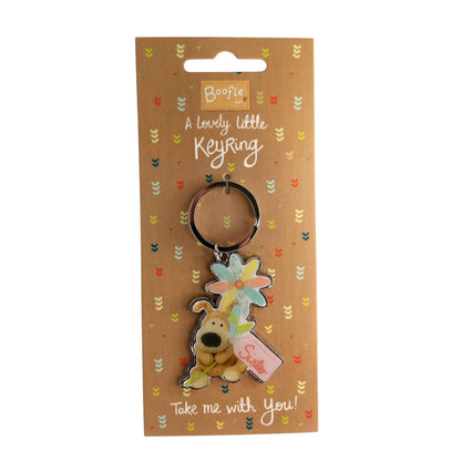 Boofle Special Sister Flower Power Pup! Keyring Gift Idea
