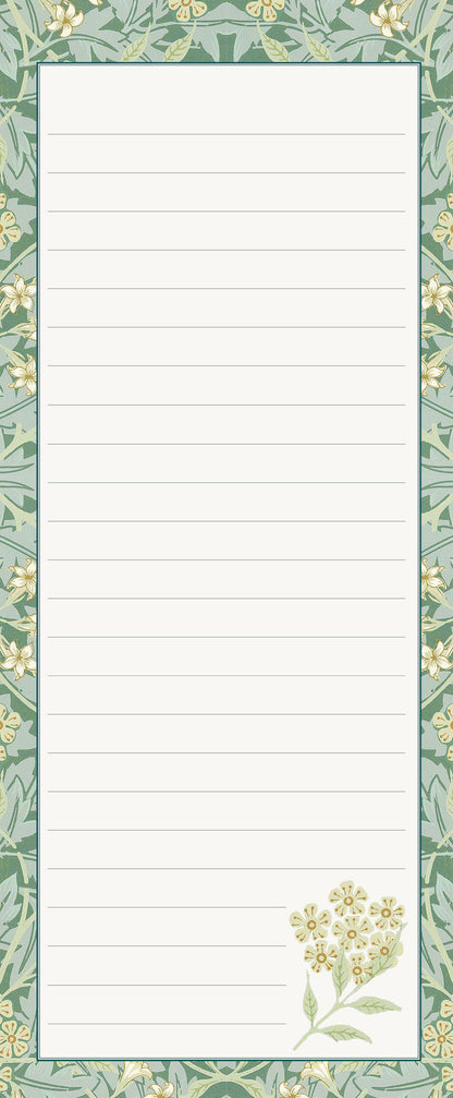 Gifted Stationery William Morris Magnetic Shopping List