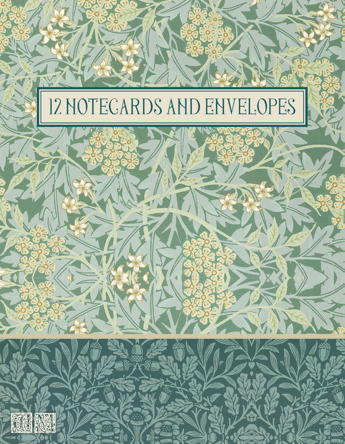 Gifted Stationery William Morris 12 Notecards & Envelopes In Wallet
