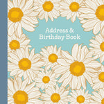 Gifted Stationery Hazy Daisies Floral Address & Birthday Book