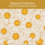 Gifted Stationery Hazy Daisies 20 Notecards & Envelopes Set