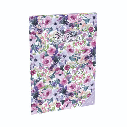 Gifted Stationery Lilac Blush Gift Wrap Collection Sheets Wrapping Paper In Book