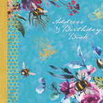 Gifted Stationery Queen Bee Floral Address & Birthday Book