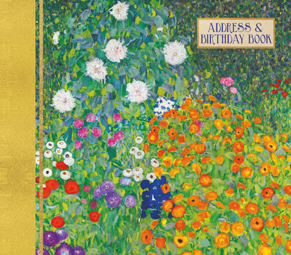 Gifted Stationery Klimt Floral Address & Birthday Book