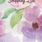 Gifted Stationery Lilac Blush Magnetic Shopping List