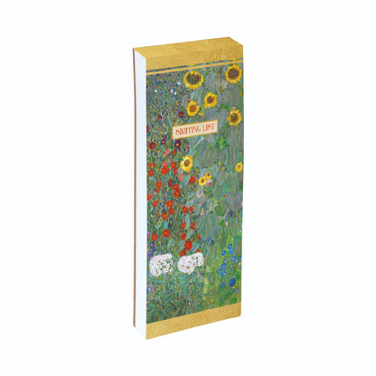 Gifted Stationery Klimt Meadow Magnetic Shopping List